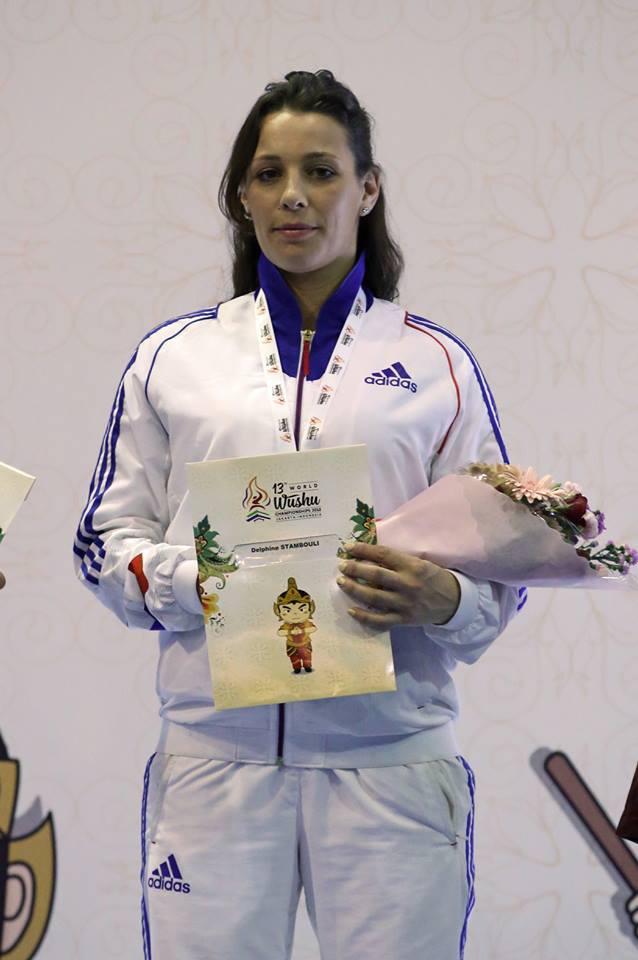 Delphine Stambouli, 3ème au Championnat du Monde de Sanda 2015 Delphine Stambouli, 3ème au Championnat du Monde de Sanda 2015