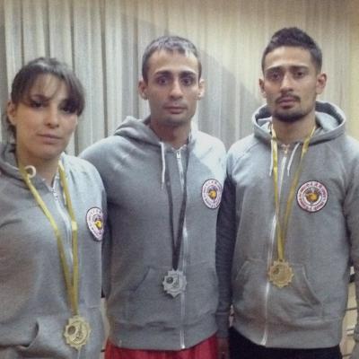 Championnat internationnal d'Arménie 2016: Delphine Stambouli (1ère), Thomas Nguyen (2ème), Jonathan Nguyen (1er).